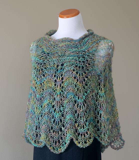 Feathery Lace Cape