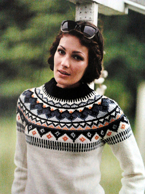 205 sweater med mönsterok