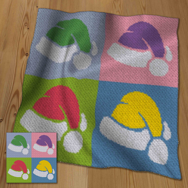 Colored Santa Hats
