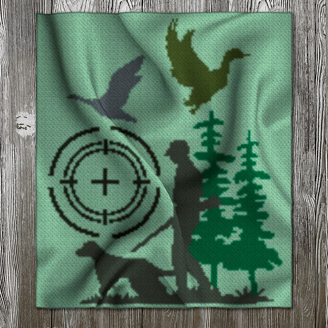 Hunting in the forest