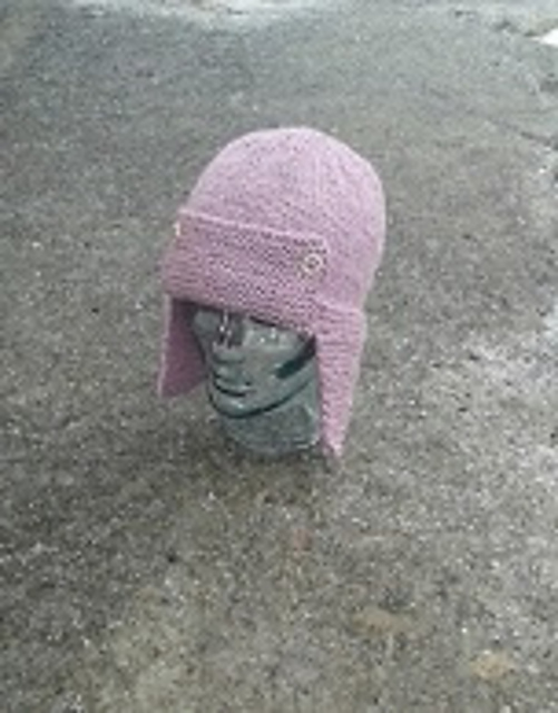 Tøff Rosa Lue med Brem