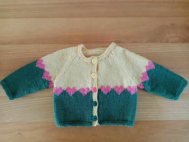 The Sublime Little Hearts Cardie
