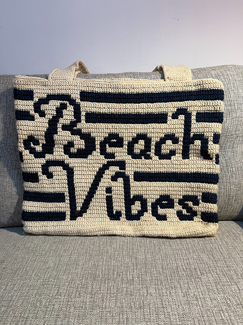 Beach Vibes Beach Bag