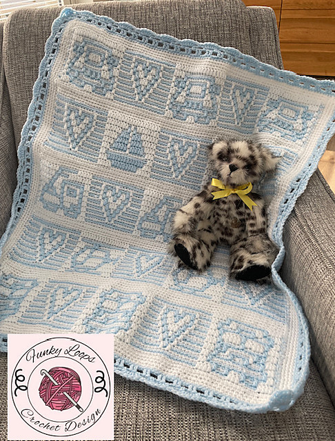 Ravelry: Beep Beep Baby Blanket pattern by Funky Loops Crochet