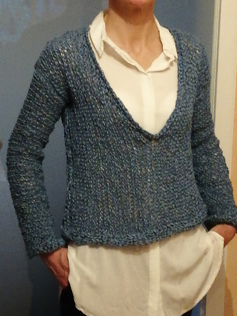 # 02 Quergestrickter Pulli