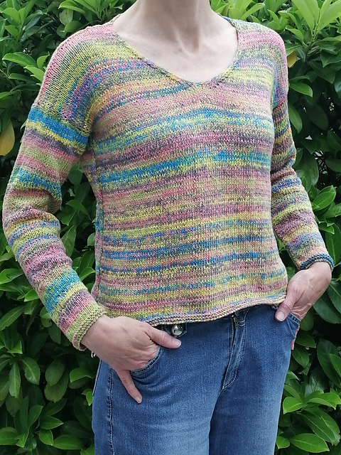 # 17 V-Pulli glatt rechts