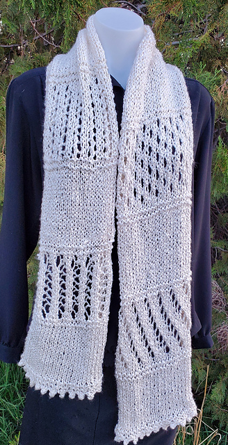 The 3 i's Beginner’s Lace Scarf
