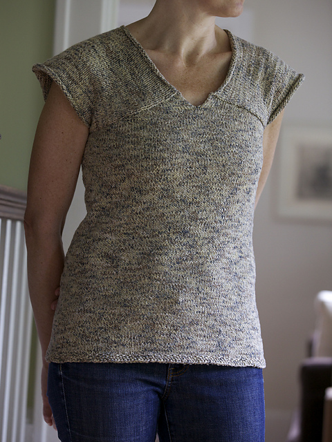 #28 Split-Neck Shell