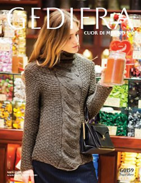 Sweater with Mock Cable G0159