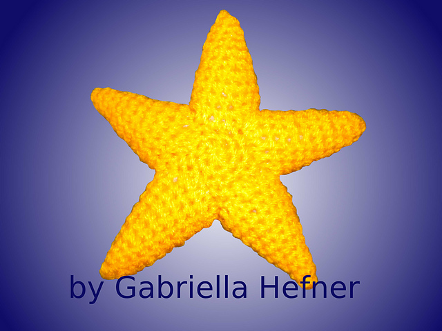 Amigurumi Pattern Big Star / Amigurumi Anleitung Großer Stern 
