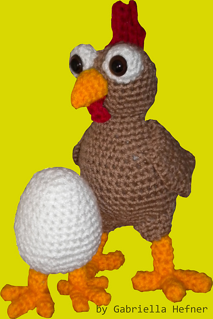 Amigurumi Anleitung Huhn und Ei