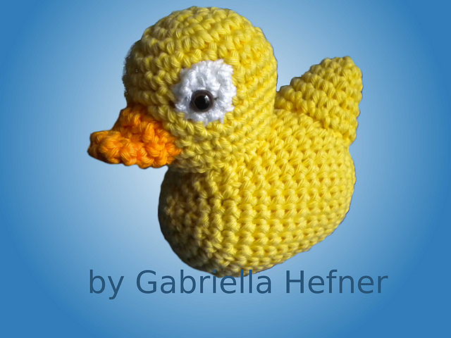 Amigurumi Pattern Bathing Duck / Amigurumi Anleitung Quitscheente