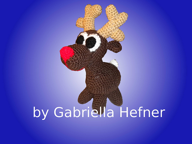 Amigurumi Pattern Rudolf  The Reindeer / Amigurumi Anleitung Rudolf das Rentier