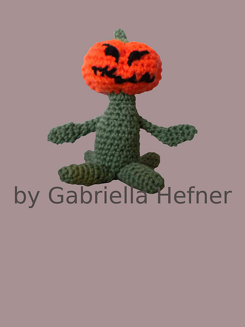 Amigurumi Pattern Halloween Walking Pumpkin / Amigurumi Anleitung Kürbiskoppfmännchen