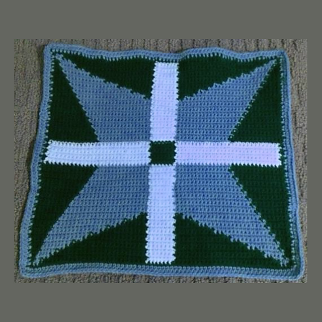 Cro-Quilt Block OT Job's Tears