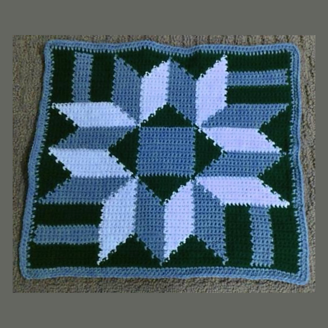 Cro-Quilt Block OT Dove at the Window