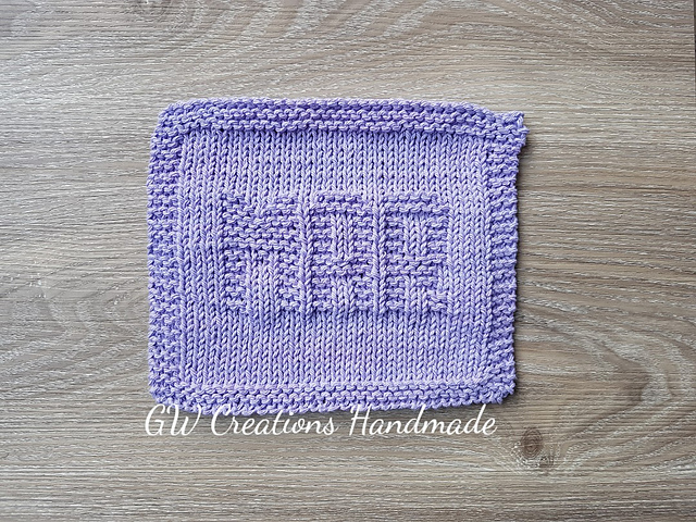 March Dishcloth