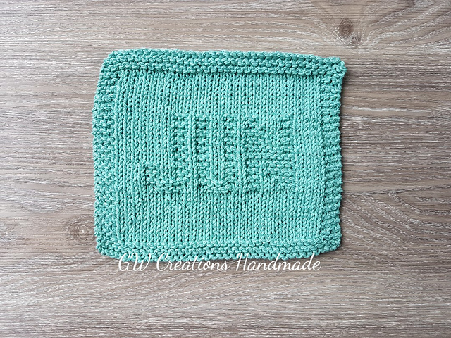 June dishcloth