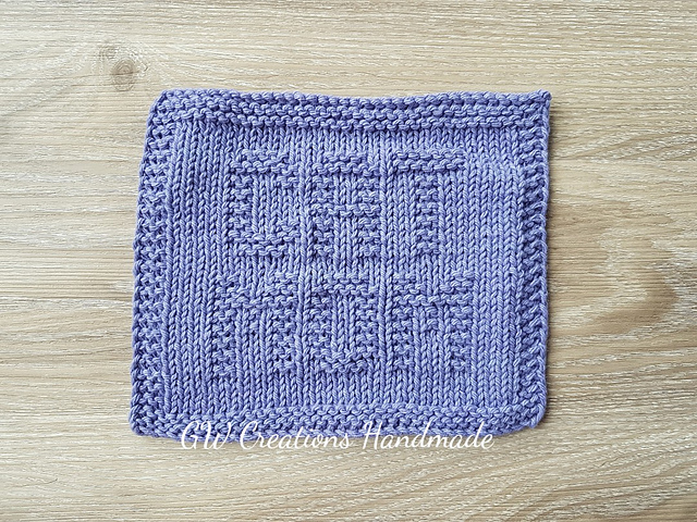 Cat mom dishcloth