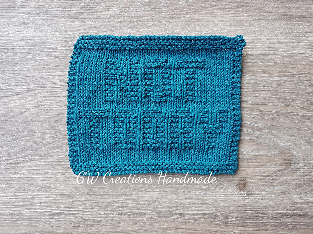 Not Today dishcloth