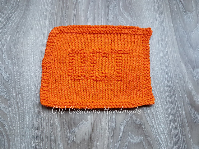 October dishcloth