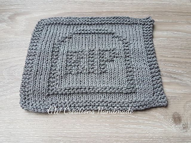 Gravestone dishcloth