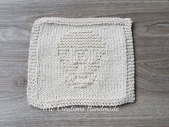Skull dishcloth