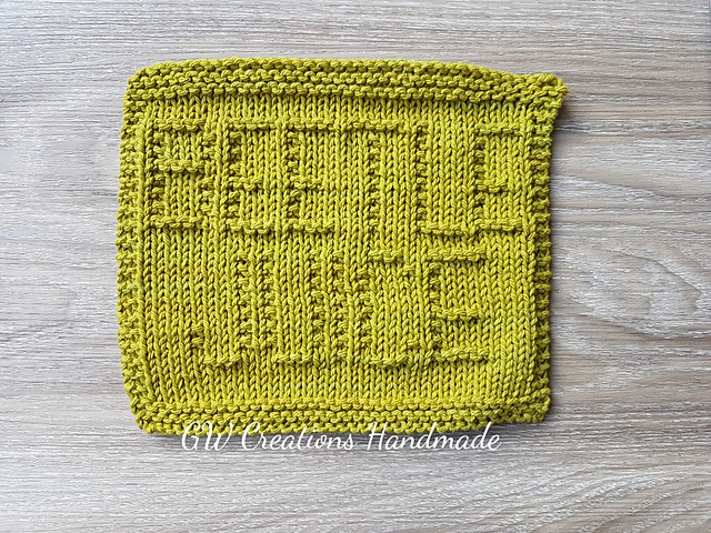 Beetle Juice dishcloth
