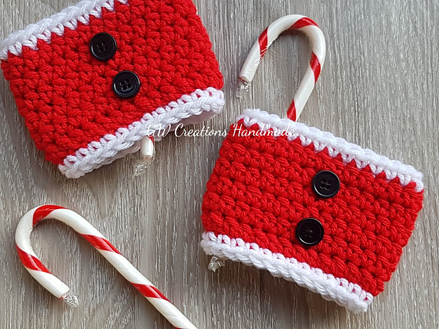 Santa Coat Cup Cozy