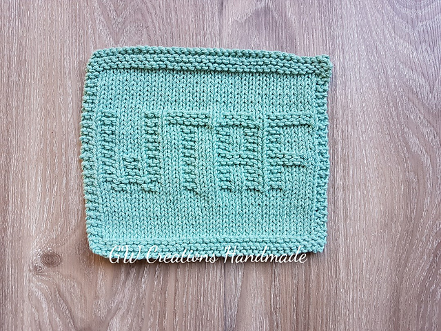 WTAF dishcloth
