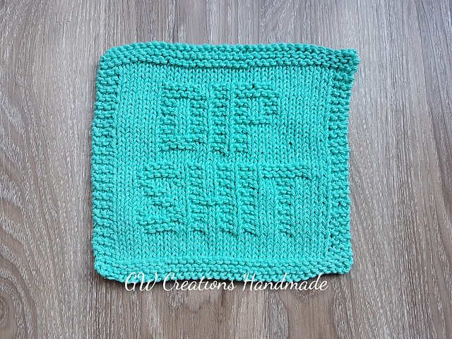 Dip Shit dishcloth