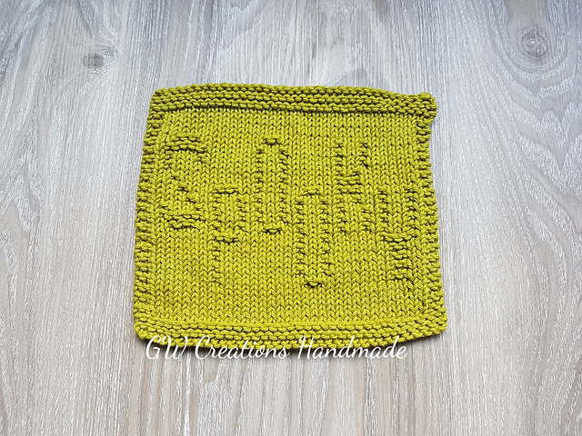Spooky dishcloth