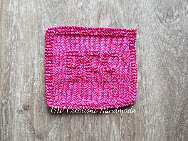 BFF dishcloth