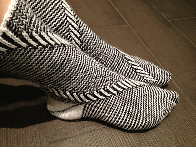 Eternity Socks with Spirals