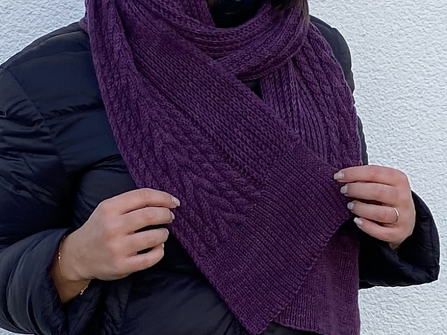 The Blackberry Dream Shawl