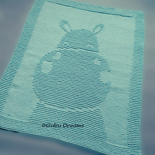 Baby Hippo Baby Blanket