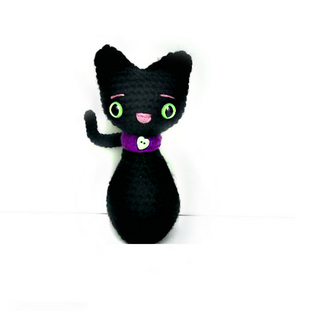 Sitting Amigurumi Cat