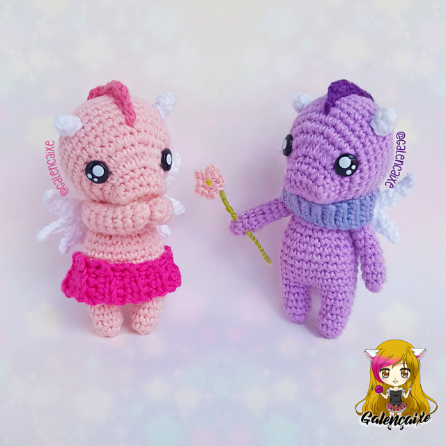 Dragon Pink with scarf