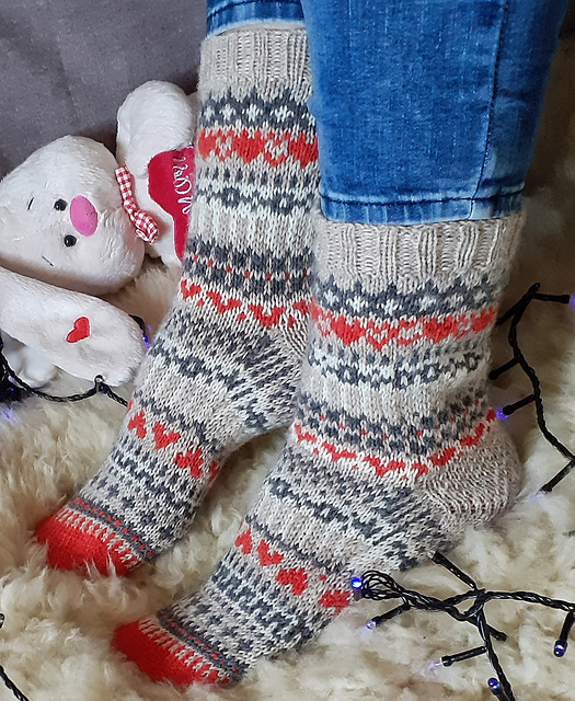 Cozy christmas socks