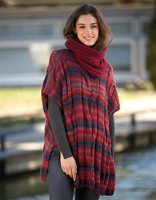 90-32 Poncho + Neck warmer