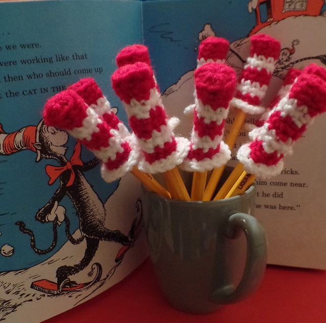 Happy Birthday Dr. Seuss Pencil Topper