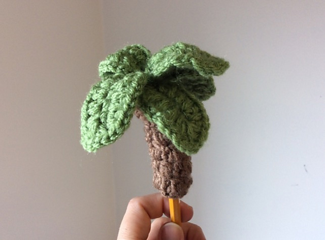 Palm Tree Pencil Cozy