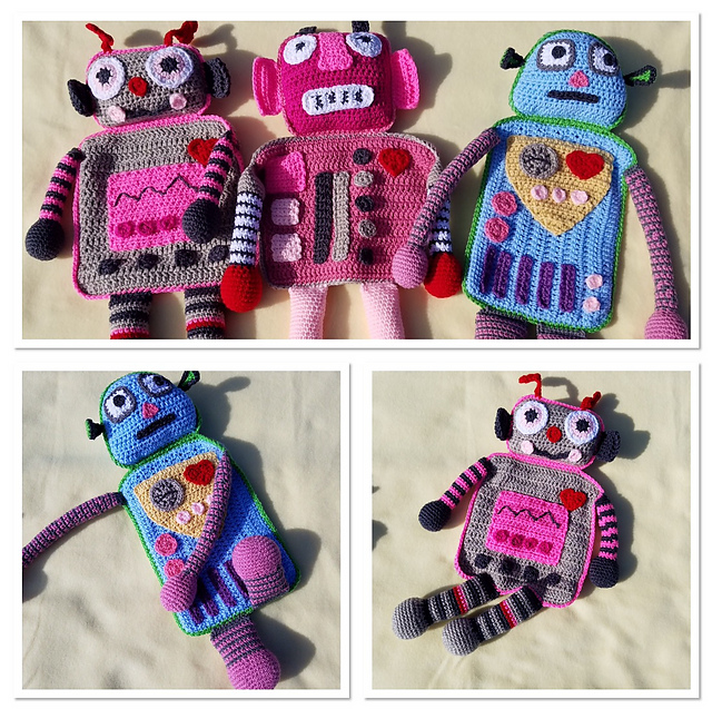Lovey Bots Pattern Pack 1