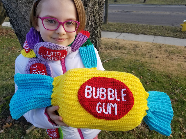 Bubble Gum Pillow