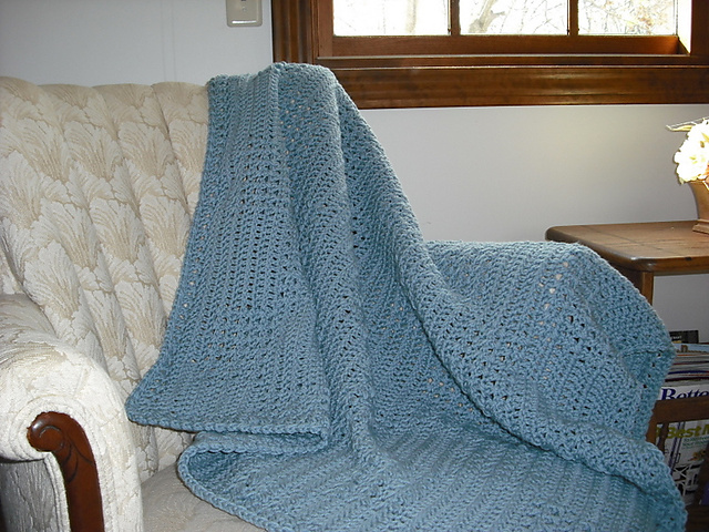 X Box Stitch Afghan