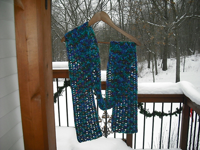 January Snow Day Scarf