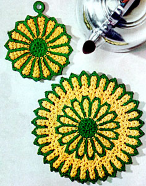Traditional Potholder & Hot Plate Mat