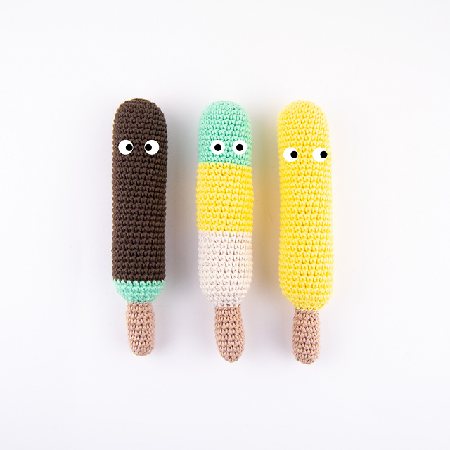 Quick Popsicle Ice Cream Crochet Pattern