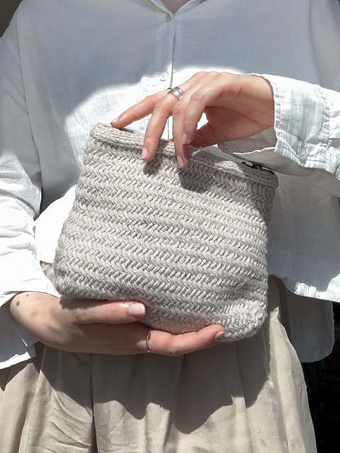 Herringbone Purse