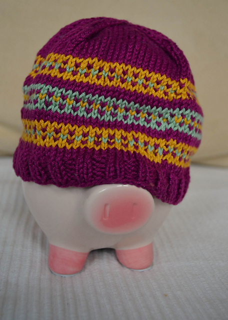 striped children's hat